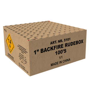 1“ Backfire Rudebox 100 shots